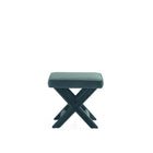 Manhattan Comfort Abigail 20.47" Mid-Century Modern Velvet Upholstered Ottoman Bench - Green-Delivered to you Fully Assembled! No Assembly Required