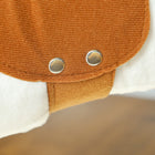 Qaba Standing Ride-On Horse with Neighing Sound and Soft Padding - Brown-Steel frame for stability 