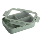 General Supply Goods + Co - Boîte-repas en plastique avec plateau amovible  – Sauge-Le couvercle verrouillable aide à prévenir les déversements pendant le transport