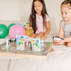 Melissa & Doug 18-Piece Wooden Take-Along Tabletop Town Set-7