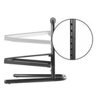 IntekView - FR300 Repose-pieds en acier réglable en hauteur avec poignée-Le repose-pieds vous permet de travailler dans une position confortable et sûre pendant de longues périodes