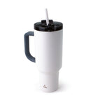 Sully - Gobelet En Acier Inoxydable À Double Paroi Avec Double Couvercle - 43 oz - Gris-Gobelet en acier inoxydable à double paroi