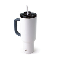 Sully - Gobelet En Acier Inoxydable À Double Paroi Avec Double Couvercle - 43 oz - Gris-Gobelet en acier inoxydable à double paroi