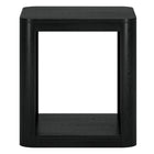Hudson&Canal Kellan 20"W Square Side Table - Black Grain-Table is made of high-quality and durable MDF materials