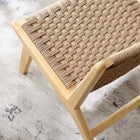Modway - Saoirse Fauteuil d’accent en bois de corde tressée - Naturel naturel-Protège-pieds pour la protection du sol