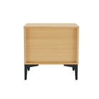 Manhattan Comfort - Table de nuit moderne Amara 19,7" - Chêne naturel-Assemblage à domicile requis Tout le matériel inclus