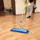 Gritt Commercial All-In-One 24” Microfiber Dust Mop Set with 72" Telescopic Handle-Mop Head Material: Microfiber