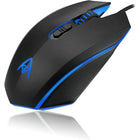 Adesso iMouse X2 RGB Gaming Mouse - Wired - USB - Black-Ergonomic design for long sessions