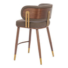 Zuo Brew Counter Stool - Brown/Walnut-6
