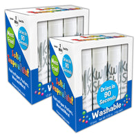 Kwik Stix Solid Tempera Paint Sticks - White - 12/Pack - 2 Pack-Individual coloured Kwik Stix for the ones you use the most!