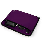 Vangoddy - Housse de protection en néoprène pour ordinateur portable 14" avec poche supplémentaire - Violet-Poche avant zippée pratique pour accessoires comme chargeurs souris ou stylos