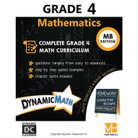 Dynamic Math Workbook Manitoba - Grade 4-Covers Manitoba Grade 4 mathematics curriculum