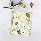 Pen & Pillar 2026-27 Pollinator Weekly/Monthly Planner -11"x 9" - Hard Cover - Bilingual-Includes a sticker sheet for added customization