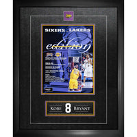 Frameworth Kobe Bryant Los Angeles Lakers 2001 NBA Champions Program Collage - Framed Print - 18" W x 22" H-Officially licensed by the NBA featuring Kobe Bryant and the Los Angeles Lakers 2001 NBA Championship - the second title in Kobe's legendary five-championship career
