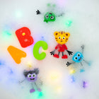 Glo Pals Licensed Light Up Cubes - Daniel Tiger-Turns off automatically when removed from water