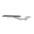 Intekview Summit Keyboard Tray - 25" x 10" - Left-Handed - 18" Rails-Optional positive tilt lock-out