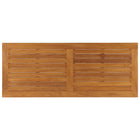 Modway Upland Outdoor Patio Teak Wood Coffee Table - Natural-5