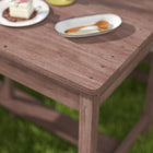 Qaba - Table de pique-nique pour enfants, ensemble table et bancs en bois avec coussins et parasol - bleu-Coussin offre une assise confortable pour les enfants  
