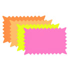 Cosco - Panneaux en papier découpé Burst - 6 po x 10 po - Couleurs fluorescentes assorties - Paquet de 48-Ces panneaux en papier découpés en forme d’éclat présentent des couleurs fluorescentes vives pour attirer l’attention dans les commerces, salles de classe et événements