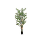 Monarch Specialties - Plante Artificielle - 83 po Heur - Palmier - Mis En Pot - Touche Réelle - Feuilles Vertes - Pot Noir-D'une hauteur impressionnante de 83 pouces, ce palmier artificiel réaliste avec 32 feuilles vertes est l'élément décoratif parfait pour tout espace intérieur