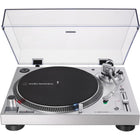 Audio-Technica Direct-Drive Turntable Analog & USB - Silver-Experience the high-fidelity audio of vinyl