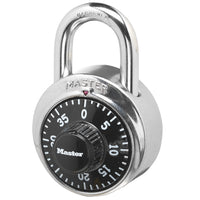 Master Lock Combination Padlock-Pre-set (non-resettable) 3-digit combination security for keyless convenience