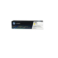 HP 130A (CF352A) Yellow Original LaserJet Toner Cartridge-Standard toner cartridge, up to 1000 pages