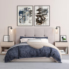 Hudson&Canal - Lampe de table Malva de 66 cm de haut avec abat-jour en verre, - Bronze noirci/grainé-Nettoyer avec un chiffon doux et sec, sans produits chimiques agressifs ni produits de nettoyage abrasifs