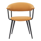 Zuo Sima Dining Chair - Brown-Plush and durable faux leather fabric