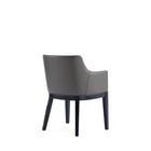 Manhattan Comfort - Lot de 2 fauteuils de salle à manger modernes Gansevoort 57 cm, revêtement en similicuir, gris galet-Conçu pour durer Produit de qualité commerciale