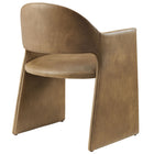 Modway Talia Vegan Leather Dining Armchair - Toast-7