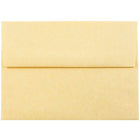 JAM Paper A6 Parchment Invitation Envelopes - 4.75" x 6.5" - Antique Gold Recycled - 50 Pack -Colour: Antique Gold, Envelopes feature a marbled parchment finish for an elegant touch