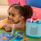 Tonies Toniebox 2 Disney Frozen Play Set - Sky Blue - English-With two ways to play: kids can dive into favourite tales and tunes with Tonies or add Tonieplay to unlock screen-free games and more