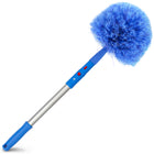 Gritt Commercial Cobweb Duster Brush - 6 11/16" Cobweb Corner Duster Brush - 20" Pole - 2 Pack-Cobweb duster dust corners, ceilings and vents without scratching