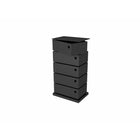 Simply Storage Unit 14.96"W x 10.43"D x 28.35"H - Black-1 Year Manufacturer's warranty