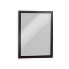 Durable Self-adhesive Repositionable Frames - 9"W x 12"H Frame for 8.5"W x 11"H Insert - Black - 2 Pack-Self- adhesive Magnetic Document Sign Holder