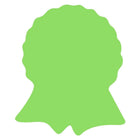 JAM Paper - Rouleaux d'étiquettes standard - en forme de ruban - 1 5/8 x 2 - vert fluo - 125 étiquettes/rouleau-Taille : en forme de ruban (1 5/8 x 2 pouces) | Les étiquettes imprimables sont faciles à créer et à personnaliser.