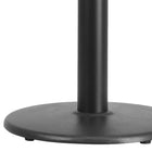 Flash Furniture 18" Round Restaurant Table Base with 3" Dia. Table Height Column-Easy 2-Piece Assembly with Single Bolt