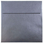 JAM Paper 6.5" x 6.5" Square Metallic Invitation Envelopes - Stardream Anthracite Black - 25 Pack-Colour: Stardream Anthracite