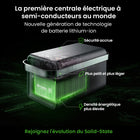 Yoshino - Générateur solaire portable à semi-conducteurs 2000 W avec 2 panneaux solaires portables de 200 W-CONCEPTION COMPACTE RÉCOMPENSÉE – Une seule cellule à semi-conducteurs détient plus du double de la capacité d’une cellule de batterie LiFePO4. Cela maximise l’efficacité énergétique dans une unité plus petite, plus légère et plus compacte. Pourquoi transporter du matériel lourd, avec Yoshino, vous n'êtes pas obligé de le faire.