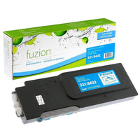 fuzion Dell (331-8432) Compatible Toner Cartridge - High Yield - Cyan-Ink Colour: Cyan