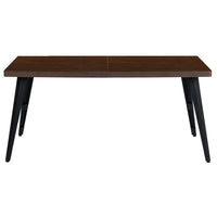 Homy Casa 63"W Modern Writing Desk - Brown-Spacious 63" workspace ideal for multitasking and meetings