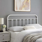 Modway Sage Metal Full Headboard - White-Powder Coated Iron Construction