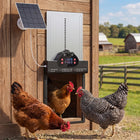 PawHut 2K HD AI Camera Automatic Chicken Coop Door with APP Control-Supports micro SD cards up to 256GB (not included), storing over 7,000 video clips
