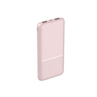Evry - Chargeur portable à trois sorties USB de 10 000 mAh - Rose-Chargeur portable de 10 000 mAh