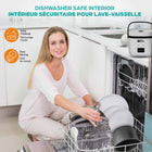 Rice Robot 4 Cup Space Saving Rice Cooker with Ceramic Nonstick Inner Pot - White -Recipe book included: with over 50 mouthwatering meal ideas that you can make in minutes in the rice robot for breakfast, lunch, desert, and dinner