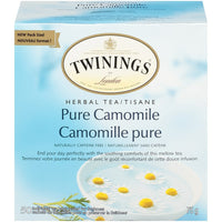 Twinings – Sachets de tisane Camomille pure, paq./50-Tisane (sans caféine)