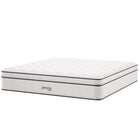 Modway Jenna 14" Innerspring and Foam King Mattress-Quilted Pillow-Top Cover