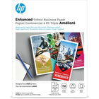 HP Enhanced Business Trifold Laser Glossy Paper - 40 lb. - 8.5" x 11" - 150/Pack (Q6612A)-150 sheets per pack