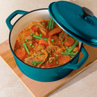 Tramontina 6.5 Qt Enameled Cast Iron Covered Dutch Oven - Red-Durable cast iron construction for heat retention and distribution